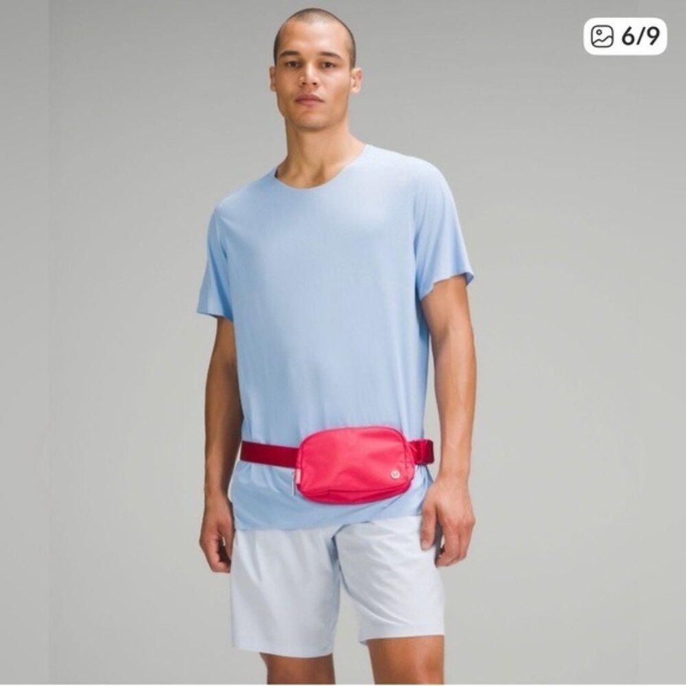 NW0T ❤️ Lululemon Cherry Mist Red Everywhere Belt Bag 1 L - Picture 7 of 9